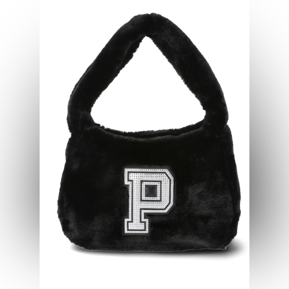 Paris Hilton Faux Fur Shoulder Bag